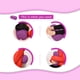 thumbnail image 5 of Viccilley Micro Mini Microbead Cojín Trasero Rollo Cilindro Bolster Almohada con Funda Lavable extraíble Viaje a casa Dormir(púrpura), 5 of 6