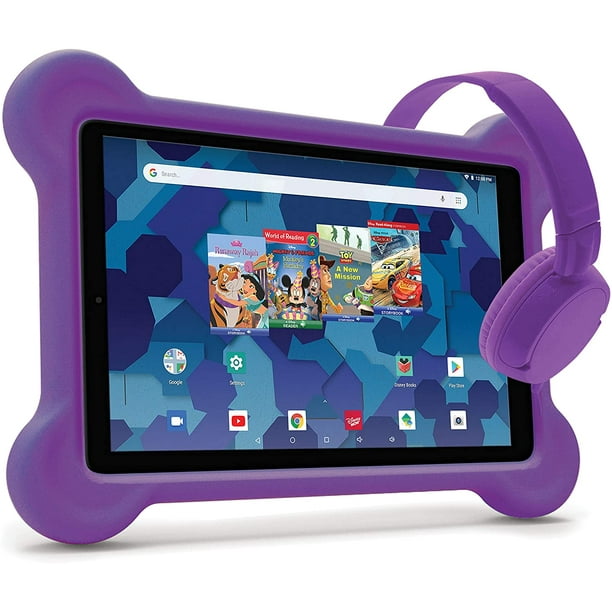 RCA Android Tablet Bundle (10″ Tablet, Audio Books, Bumper Case