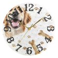 thumbnail image 5 of Dog Bones Claws 10 inch Wall Clocks Non Ticking Easy to Read Battery Decorative for Home Bathroom Kitchen Bedroom Living Room, 5 of 8