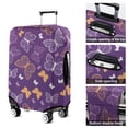thumbnail image 5 of Purple Orange White Butterfly Pattern Luggage Cover Fashion Suitcase Cover Baggage Covers Fit 25-28 Inch Luggage (Go Travel), 5 of 5