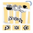thumbnail image 4 of Kid Activity Black White Spiral Hanging Plush Animal Toy Hanging Child Toy, 4 of 4