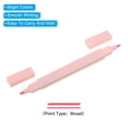 thumbnail image 4 of Highlighter Pen Double Ended Highlighter Broad and Fine Tips Marker Pens for Office Home Daily Use, 12 Pack, 4 of 6