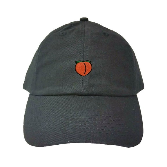 Adult Peach Embroidered Dad Hat