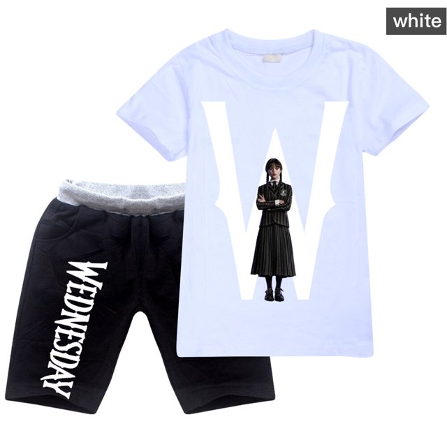 Disfraz de carnaval para niñas, novedad de verano 2023, camisetas y pantalones cortos de manga corta, trajes para niños de 3 a 15 años zhangyuxiang LED