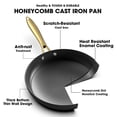 thumbnail image 3 of Imarku Sartenes antiadherentes Sartenes antiadherentes de hierro fundido 3 piezas - Juego de sartenes antiadherentes de 8 pulgadas, 10 y 12 pulgadas Juego de sartenes profesionales Sartén antiadherent, 3 of 8