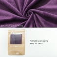 thumbnail image 2 of Ntbay 2 Pack Velvet King Hidden Zippered Pillowcases, Super Soft and Cozy Luxury Solid Color Pillow Cases, 20 x 36 Inches, Purple, 2 of 5