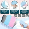 thumbnail image 5 of Magic Exfoliating Bath Sponge, Exfoliating Bath Sponge Remover Dead Skin, Super Soft Body Scrubber Bath Exfoliating Scrub Sponge Shower Brush, Skin Friendly and Reusable for Adults Children (4pcs), 5 of 7