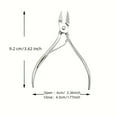 thumbnail image 4 of 2-Pack Stainless Steel Ingrown Toenail Clippers Nail Clippers Toe Nail Clippers Dead Skin Remover Cuticle Nippers Trimming Cuticle, Maintain Healthy Nails and Toenails, 4 of 9