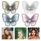 thumbnail image 2 of 12 pasadores vintage con diseño de mariposas huecas para el pelo (colores variados), 2 of 5