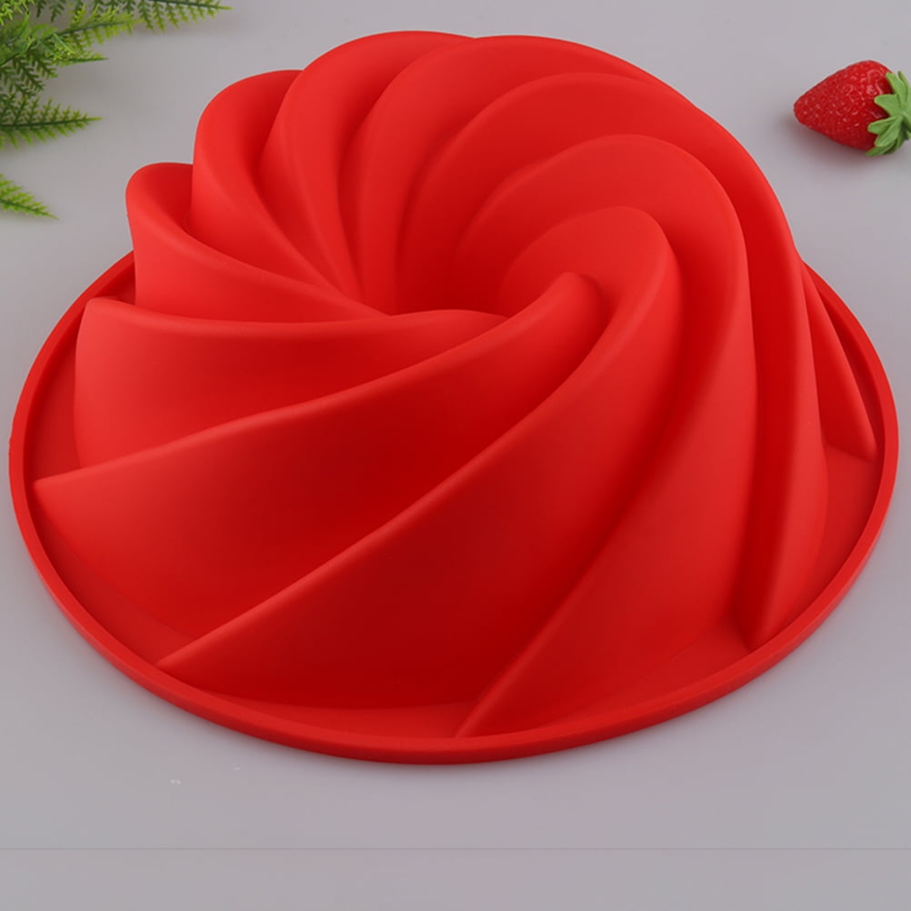 Small Spiral-shaped Silicone Mold Pudding Mould Jelly Mold Gift