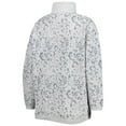 thumbnail image 3 of Women's Gameday Couture Heather Gray Texas Longhorns Leopard Quarter-Zip Sweatshirt, 3 of 4