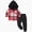 Red, variant on Kaprioy Boys Winter Clothes Toddler Baby Boy Clothes Plaid Long Sleeve Patchwork Hoodie Top Pants 2pcs Fall Winter Outfits Set Boys Clothes Boys Outfits