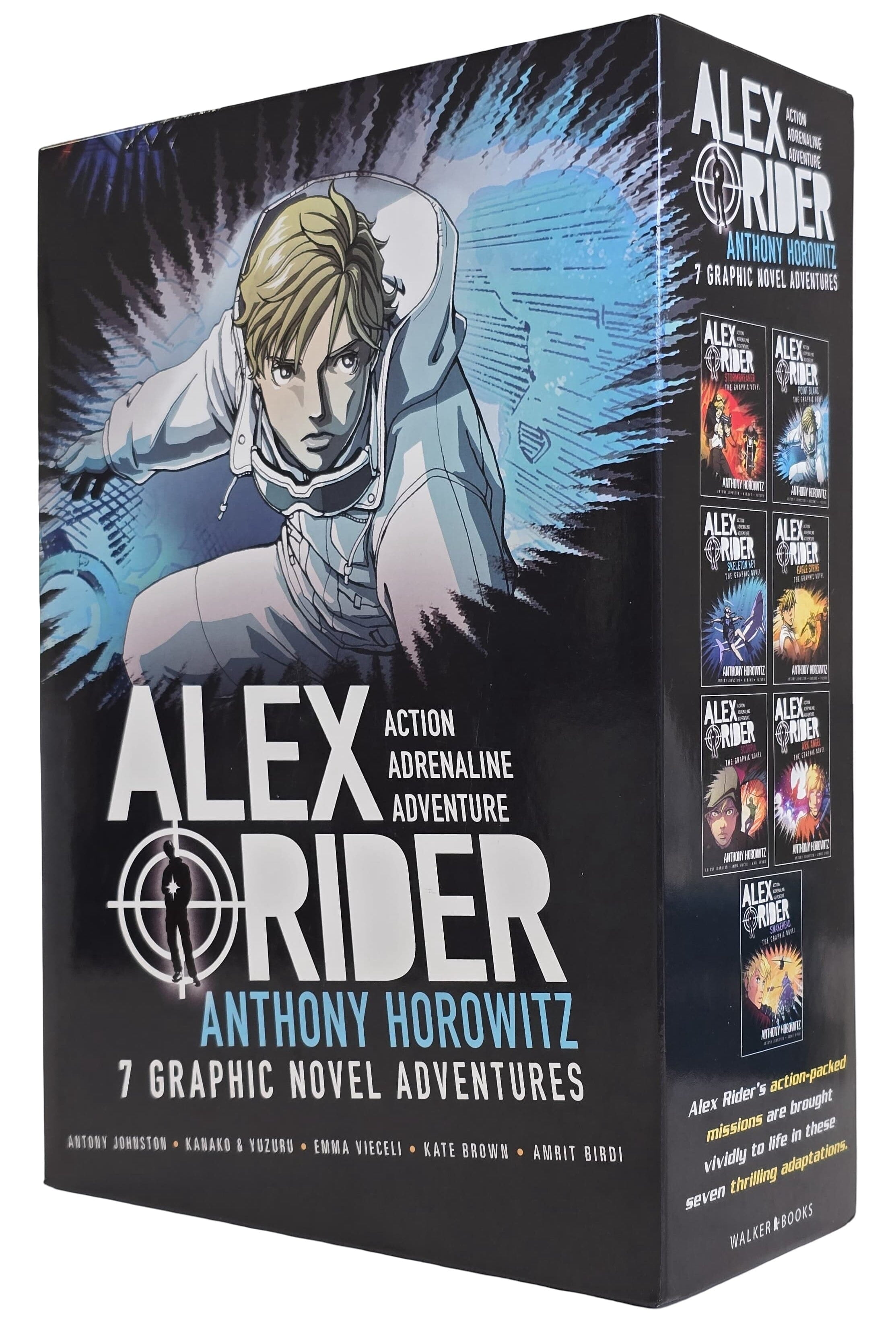 Alex Rider by Anthony Horowitz 7 Graphic Novel Adventures Box Set - Ages 8-16 - Paperback