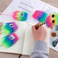 thumbnail image 6 of 20PCS Rainbow Pens, Cute Fluffy Monster Pens Fun Pens Novelty Pens Pom Pom Pen for Office Supply Birthday Carnival Christmas Birthday Favor Supply (20PCS), 6 of 8