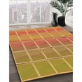 thumbnail image 3 of Ahgly Company Tapis d'Intérieur Lavables en Machine, Carrés, Jaune Transitionnel, 8', 3 of 7