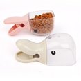 thumbnail image 3 of Pala para comida multiusos de color rosa con forma de pico de pato, clip impermeable para bolsa, para pala para comida de perro, clip para bolsa de 14,7 x 5,5 cm, 3 of 5