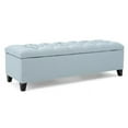 thumbnail image 3 of Dasun Storage Ottoman, Blue, 3 of 5