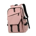 thumbnail image 3 of segolike Student Backpack Chic Lightweight Laptop Rucksack Bag for Travel Teens Women Pink, 3 of 9