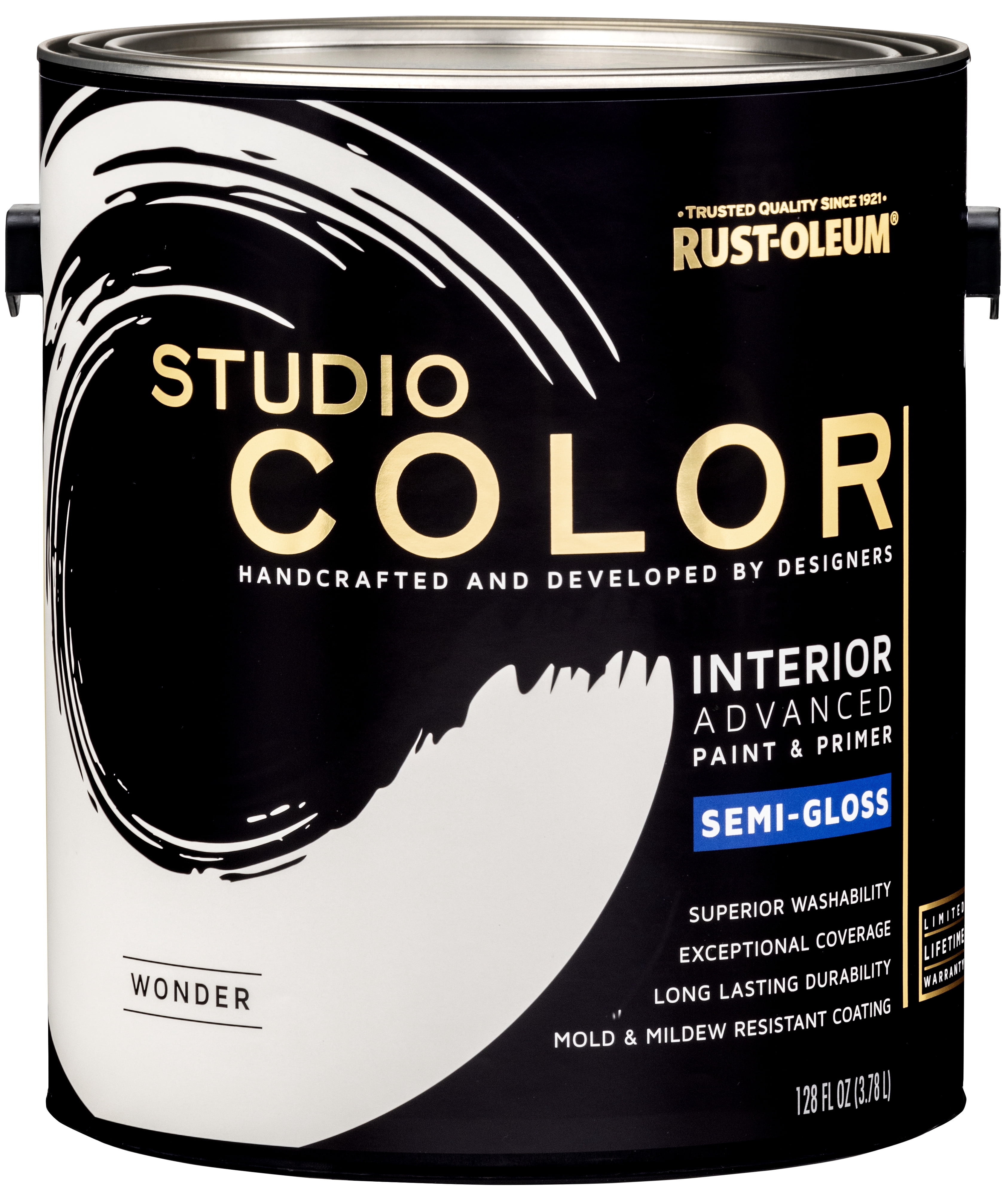 Wonder, Rust-Oleum Studio Color Interior + Primer Semi-Gloss Finish, Gallon