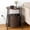 Coffee, variant on avobird Round End Tables Charging Station, Fluted Accent Side Table with Sliding Door, Mid-Century Modern Nightstand for Small Space Storage, Living Room, Bedroom,Sofa, Walnut