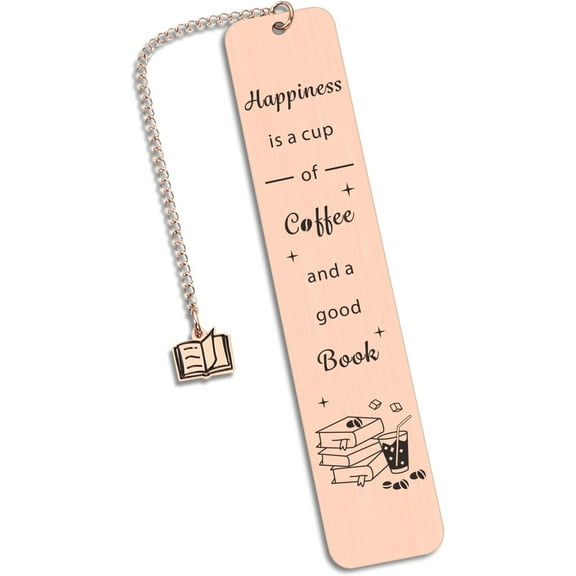 Sourcing products women's metal bookmarks, bookmarks for reading women, coffee bookmarks, book accessories, bookish gifts, gifts for coffee lovers, cute bookmarks, funny bookmarks, birthday gifts