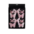 thumbnail image 2 of Lilixerw Pink Glitter Butterfly Clips 10 Pack, Sheer Tulle Pearl Butterflies 11.02x7.28x0.79 inch, for Christmas Tree Wreath Party Wedding Decoration, 2 of 6
