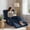 Navy Blue, variant on SOBREMESA 34" Folding Sofa Bed, 5‑Level Adjustable Backrest, Dark Brown | 4‑in‑1 Convertible Sleeper Chair Bed, Modern Single Futon Couch, Ottoman Bed for Living Room, Apartment, Dorm & Small Space