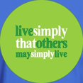 thumbnail image 3 of CafePress - Live Simply That Others May S Dark T Shirt - Men's Classic Graphic Cotton T-Shirt, 3 of 4