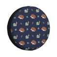 thumbnail image 1 of Fotbe Hedgehog And Snail Funda de Llanta de Repuesto con Estampado, Engrosada, Ajuste Universal para Jeep, Remolque, RV, SUV, Camión-16 inch, 1 of 6