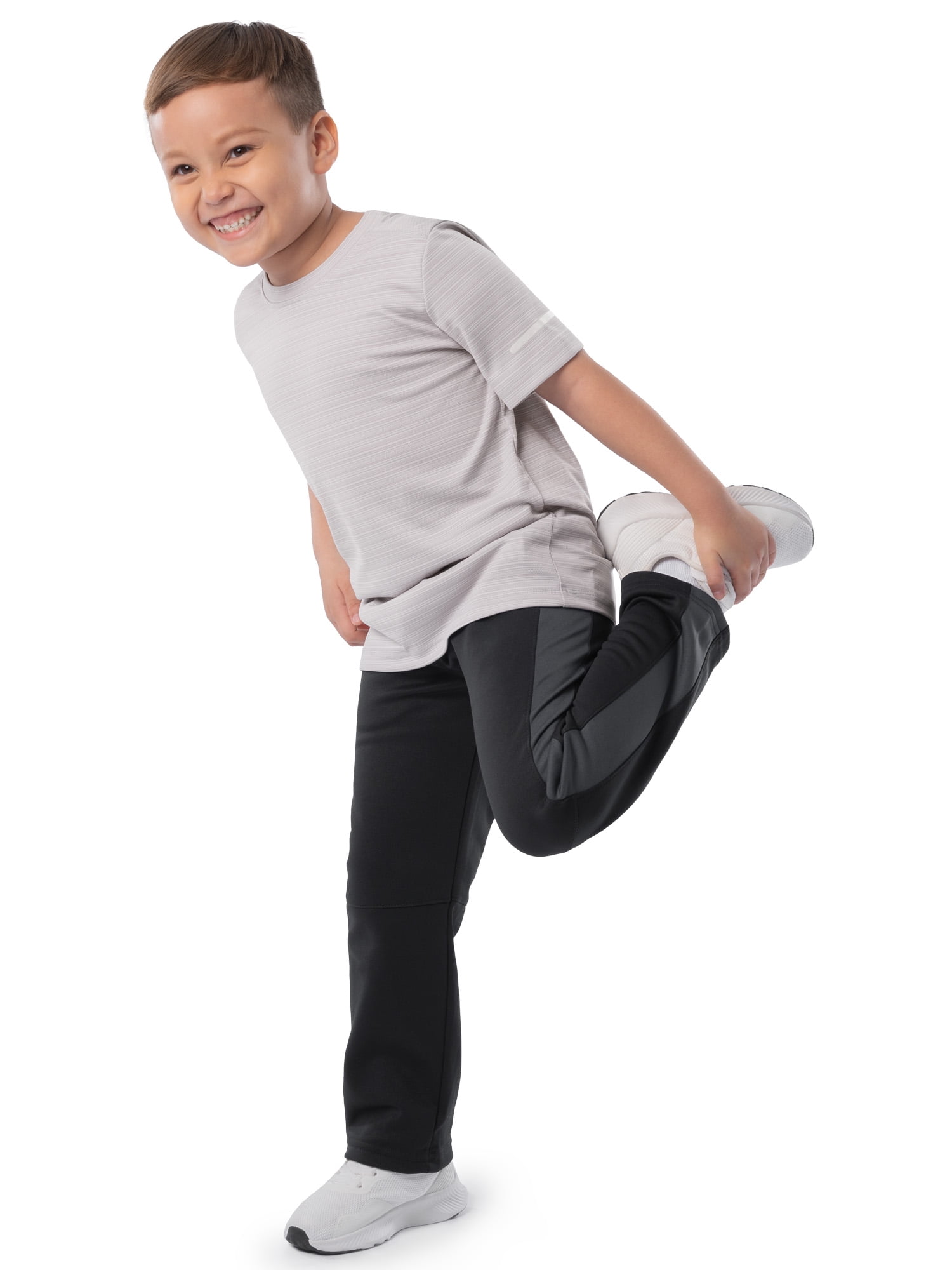 Athletic Works Boys Core Short Sleeve Active T-Shirt, Sizes 4-18 & Husky