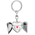 thumbnail image 1 of Llavero de alas de ángel en forma de corazón Unbranded Torre Eiffel, 1 of 3