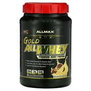 ALLMAX Gold ALLWHEY, Peanut Butter - 2 lb - 24 Grams of Protein Per Scoop - Gluten Free, Low Carb & Low Sugar - Approx. 30 Servings