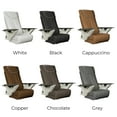 thumbnail image 4 of Shiatsulogic Pedicure Chair Cushion Cover Set (Chocolate), FX Vibration Massage Chair Cover, Nail Salon Pedicure Equipment and Furniture, 4 of 6