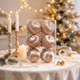 thumbnail image 3 of Bxaolu 6 Pcs Christmas Ball Ornaments Set for Tree, Glitter Christmas Tree Ball Ornaments, Mantle Stairs Christmas Hanging Decoration, 3 of 6