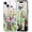 Green, variant on for iPhone 16 Case, Cute Flower Girls Women Clear Case Silicone Shockproof Protective Cover with Pretty Floral Pattern for iPhone 16, Purple