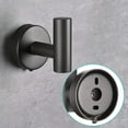 thumbnail image 3 of Aquaterior 5-Piece Bathroom Hardware Set Wall Mount 15" Towel Bar Toilet Paper Holder Hook Dark Grey, 3 of 10