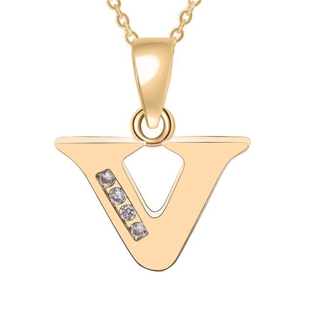 Xihbxyly Collar con Colgante de Cadena con 26 Letras y Nombre En Inglés para Mujer