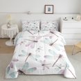 thumbnail image 2 of Erosebridal Girls Dragonfly Bedding Todder Comforter Set, Chic Wildlife Down Comforter, Reversible 2 Pieces, 2 of 8