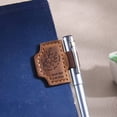 thumbnail image 6 of Personalized Leather Bookmark with Pen Holder - Custom Engraved Name Initials, Magnetic Page Marker for Books, Elegant Gift for Book Lovers, Teachers, Students (5 Colors), 6 of 6