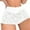 White, variant on Women's Flat Angle Underwear Breathable High Waisted Underwear Remote Control Panties XXL