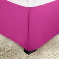 thumbnail image 2 of Elegant Comfort 1-Piece Solid Bed Skirt, 1500 Series, Minimalist Design with a Modern Look- Easy Care, Wrinkle and Stain Resistant, Bedskirt, Cali King, Fuchsia Pink, 2 of 7