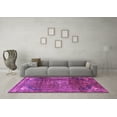 thumbnail image 3 of Ahgly Company Indoor Rectangle Persian Purple Traditional Area Rugs, 5' x 7', 3 of 4