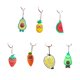 thumbnail image 2 of Guardurnaity LLavero de fruta bonita para el hogar, llavero de coche, portátil, a la moda, para exteriores, senderismo, viaje, Picnic, monedero, Ropa, zapatos y accesorios Miscelánea Sandía, 2 of 6