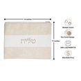 thumbnail image 5 of Tallit and Tefillin Bag Set for Jewish Prayer Shawl Zippered Leatherette Bags with Plastic Protection Cover (Ivory/White), 5 of 5