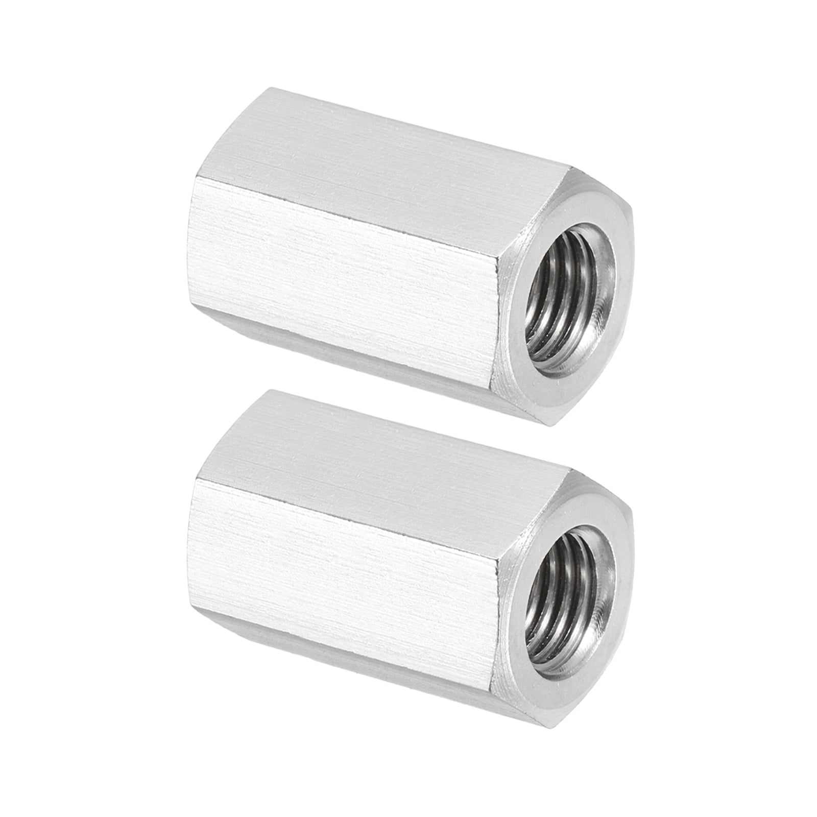 5/16-18 Stainless Steel Hex Nuts – 20 Pack, Black Coated 304 SS, UNC Coarse Thread, 1/2” Wrench Size, For Bolts & Studs