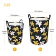 thumbnail image 5 of Balery Lilies Flowers Round Laundry Basket with Handles Waterproof Freestanding Laundry Hamper for Clothes Toys in the Dorm and Family-, 5 of 8