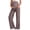 Brown, variant on Maternity Dress Yoga Pants with Pockets Over The Belly Stretchy Work Slack Pregnancy Wide Leg Lounge Trousers,Army Green,S