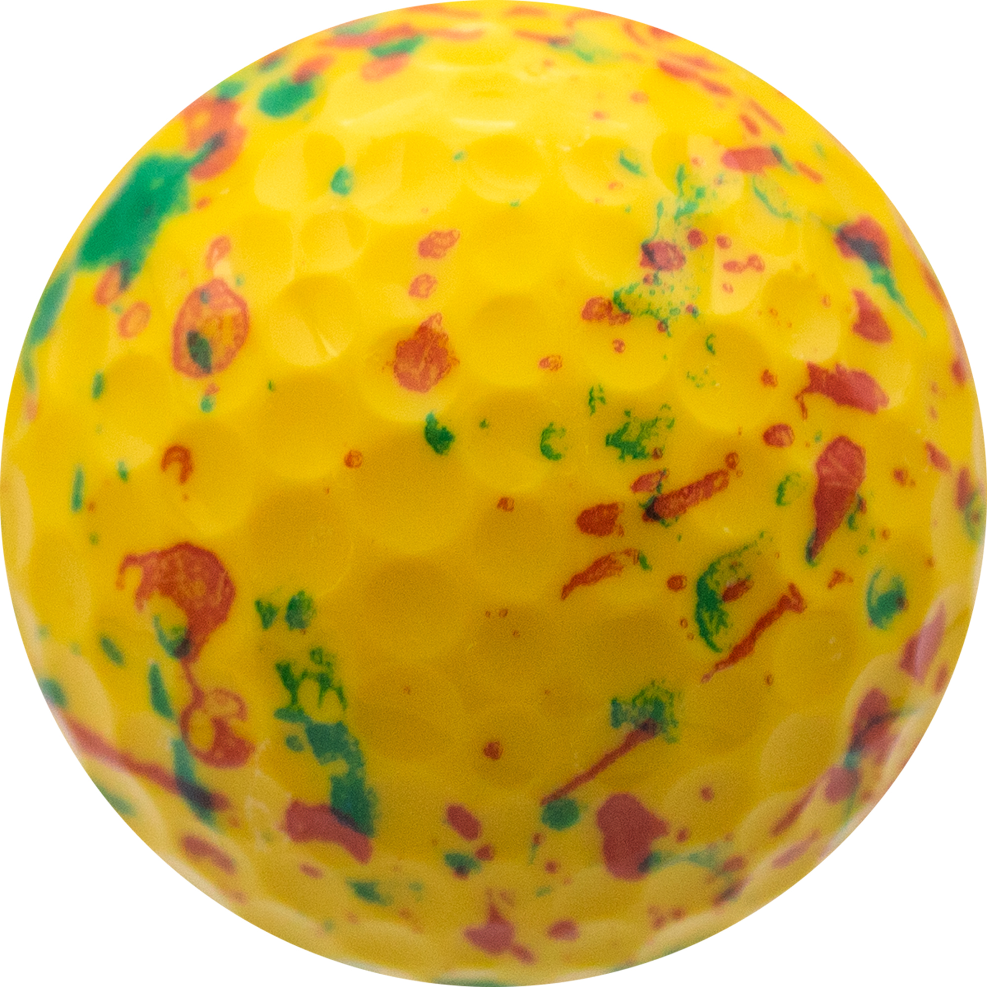 Yellow Confetti Golf Balls, 12 Pack by GBM GOLF