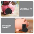 thumbnail image 3 of UPOUART 20Pcs Black Rubber Saving Box Stoppers Easy Install Versatile Bank Hole Covers, 3 of 8