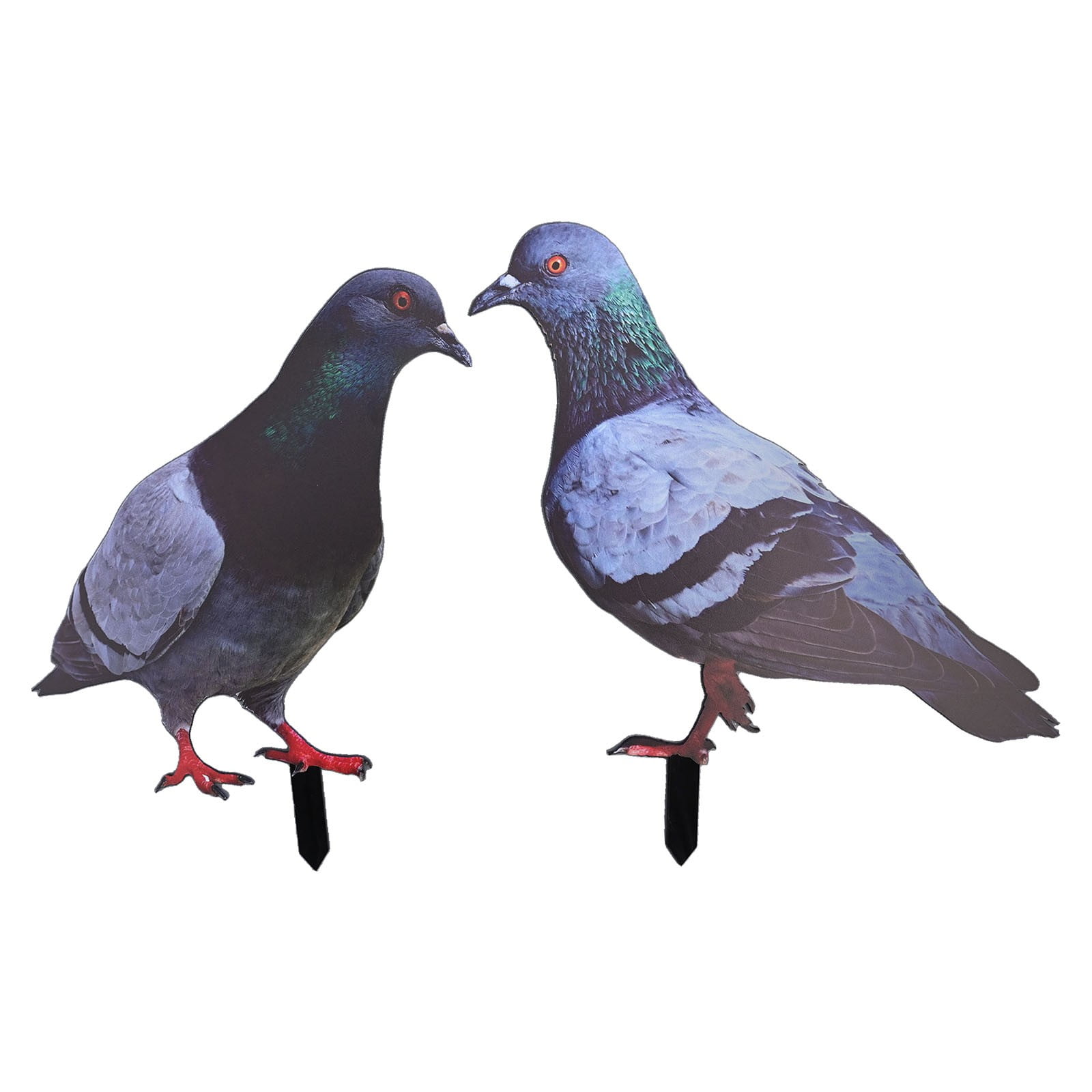 KDJ 2D Acrylic Garden Pigeon Statue Wild Pigeon Sculpture Yard Decor Farm Card - for Home Decor